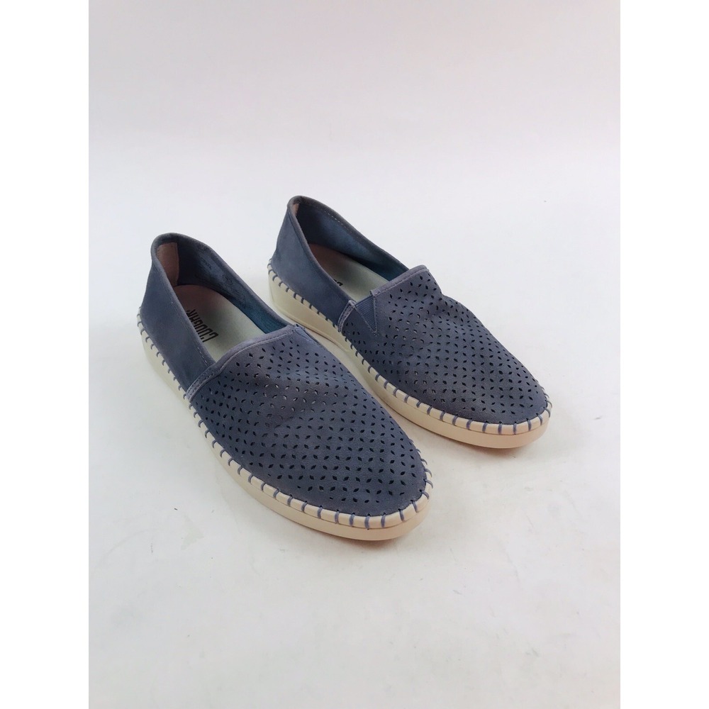 Women's COUGAR Cruz Slip on Flat Shoes Blue / White Size 7, EUC!